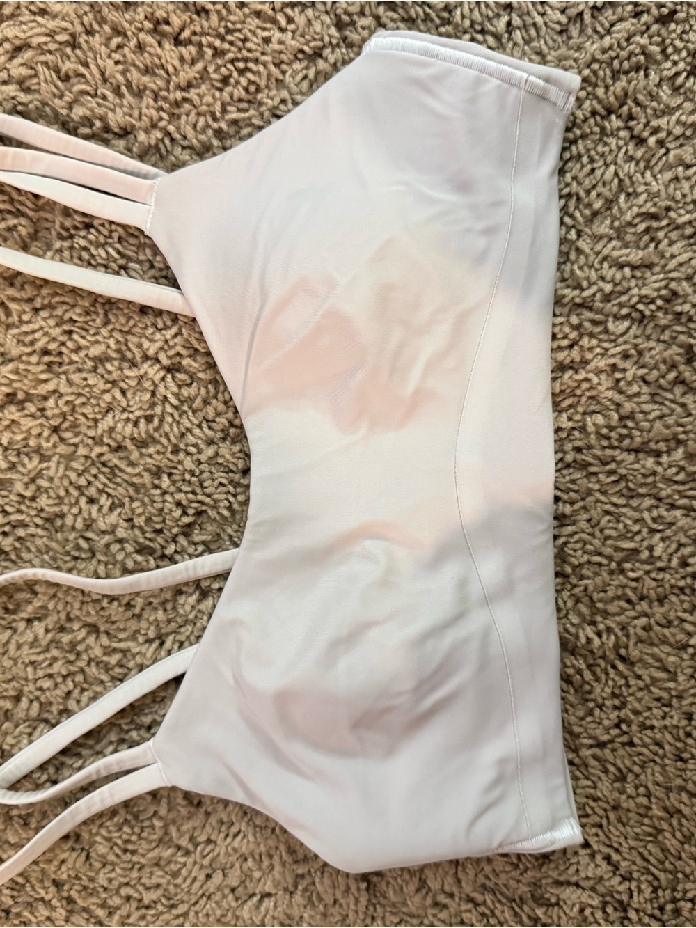 lululemon athletica White Strappy Sports Bra